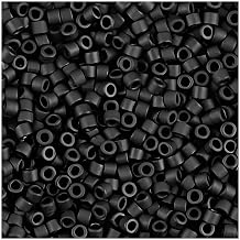 DB310 Miyuki Delica Seed Beads, Size 11/0, Matte Black, 7 Gram Tube