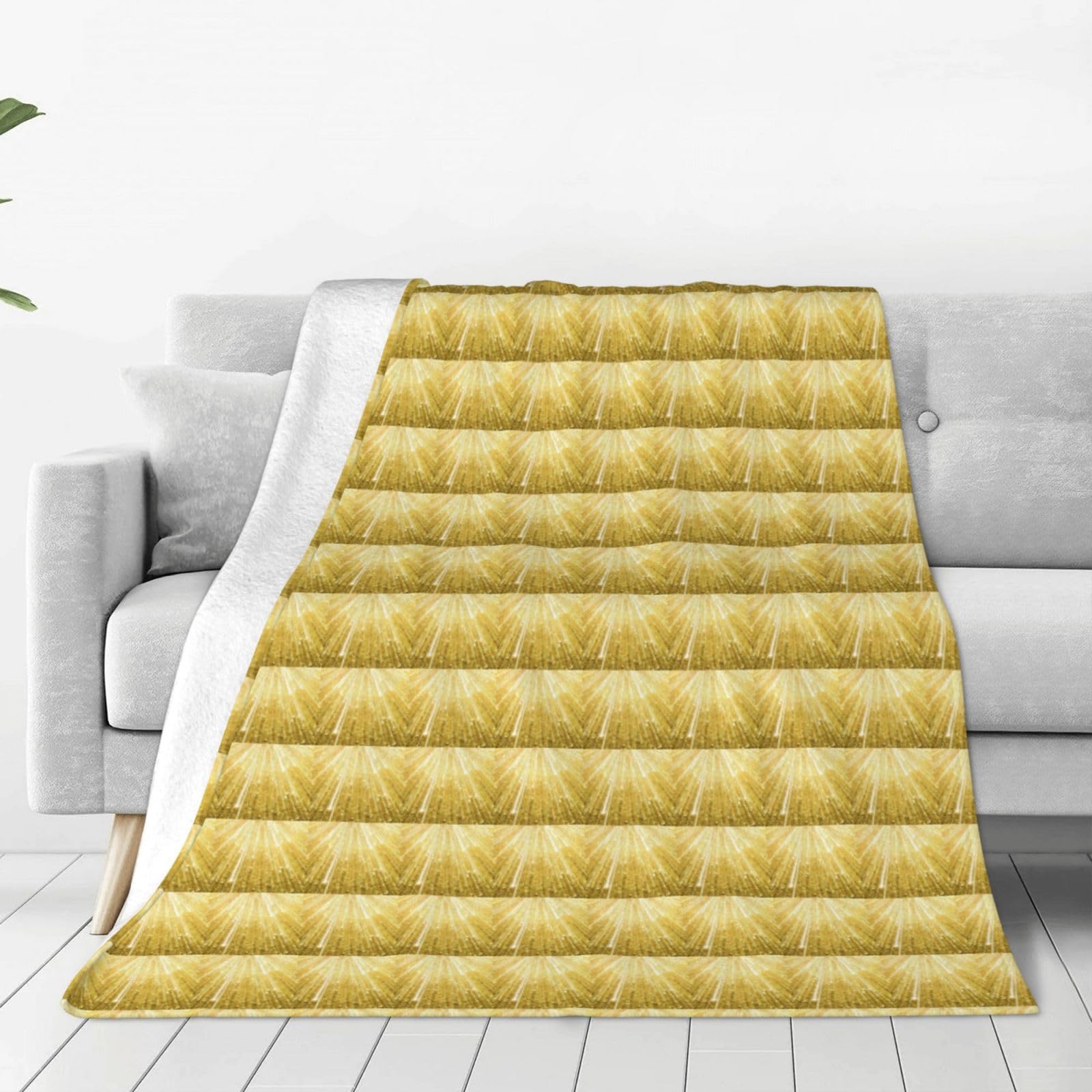 Couverture douce en flanelle grand format pour lit canapé salon WURTON