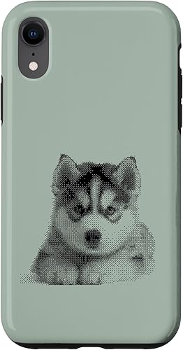 Miniatura 1 de Chic Husky Puppy for Dog Mom and Paw Parents Case for iPhone XR