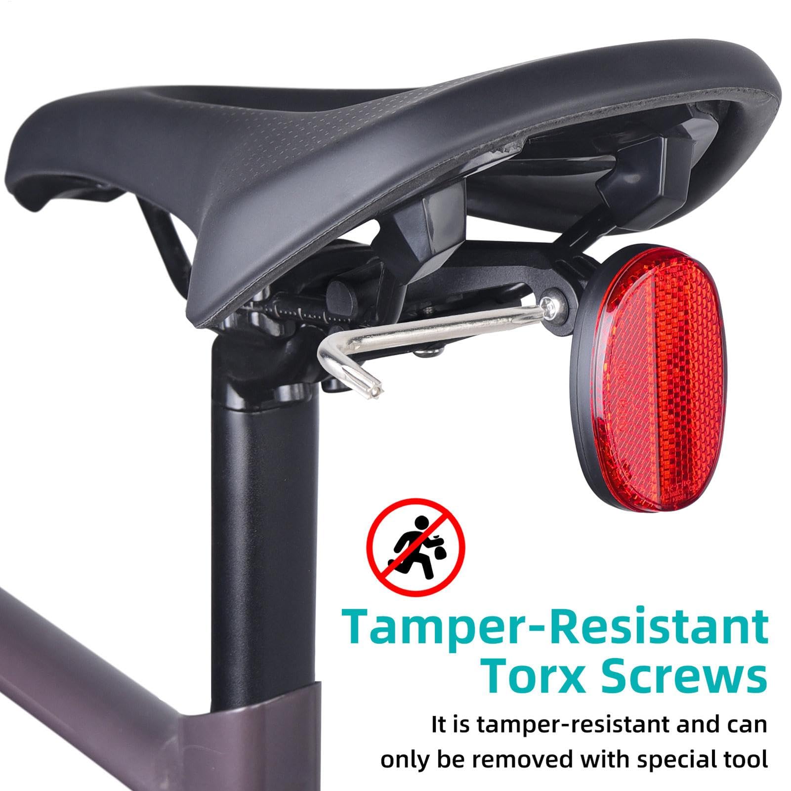 Amazon | 自転車用のアラームテールライト|反射シートポストマウント