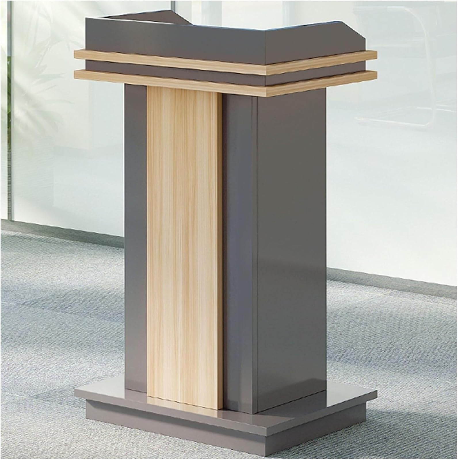 Soporte de podio madera resistente, atril for el hogar, púlpito