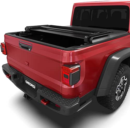 oEdRo Soft Tri-fold Truck Bed Tonneau Cover Compatible with 2020-2026