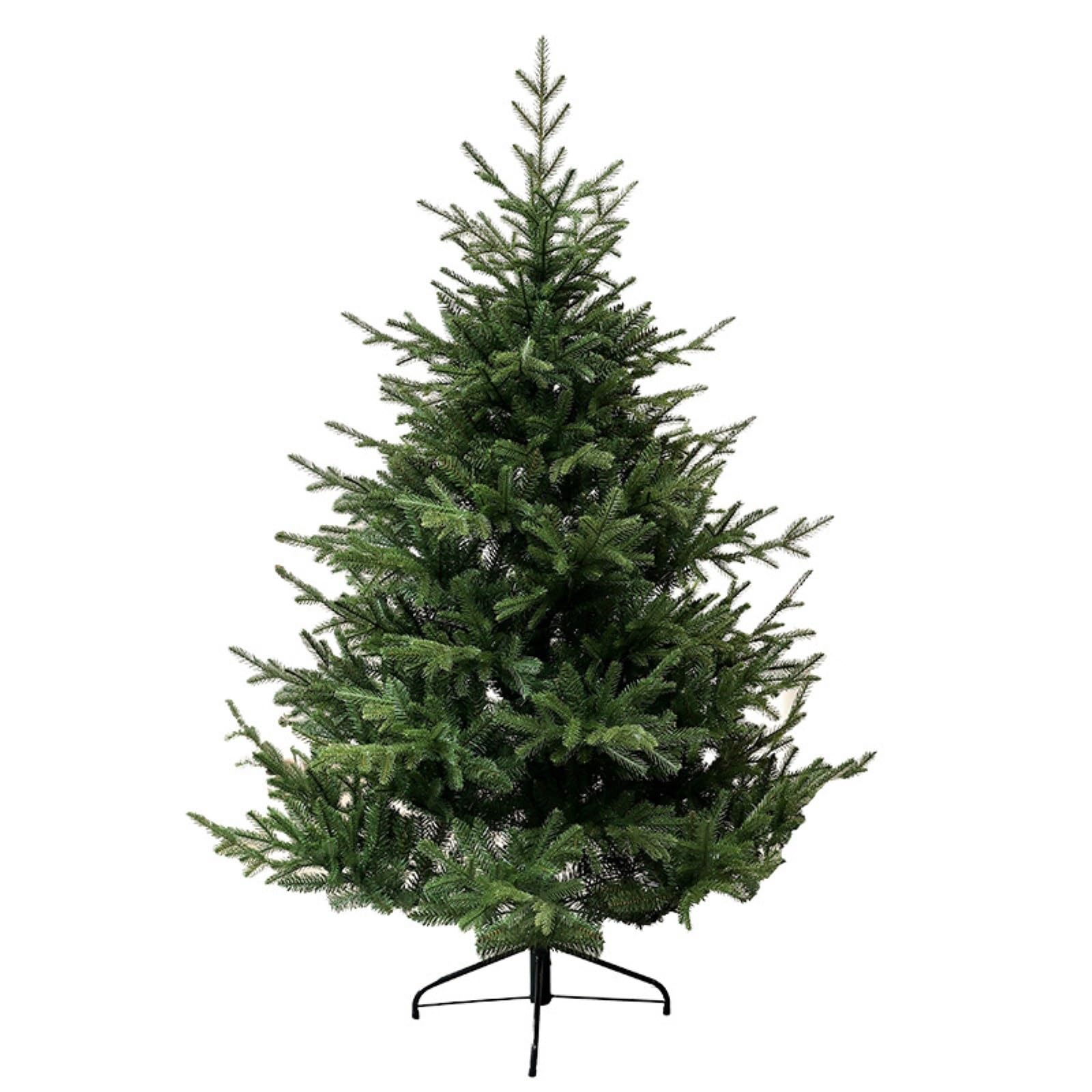 6ft Christmas Tree Artificial Christmas Tree Foxtail Pine with Stand and No Lights, Unlit Foldable Fake Tree for Home Decoration(5ft)