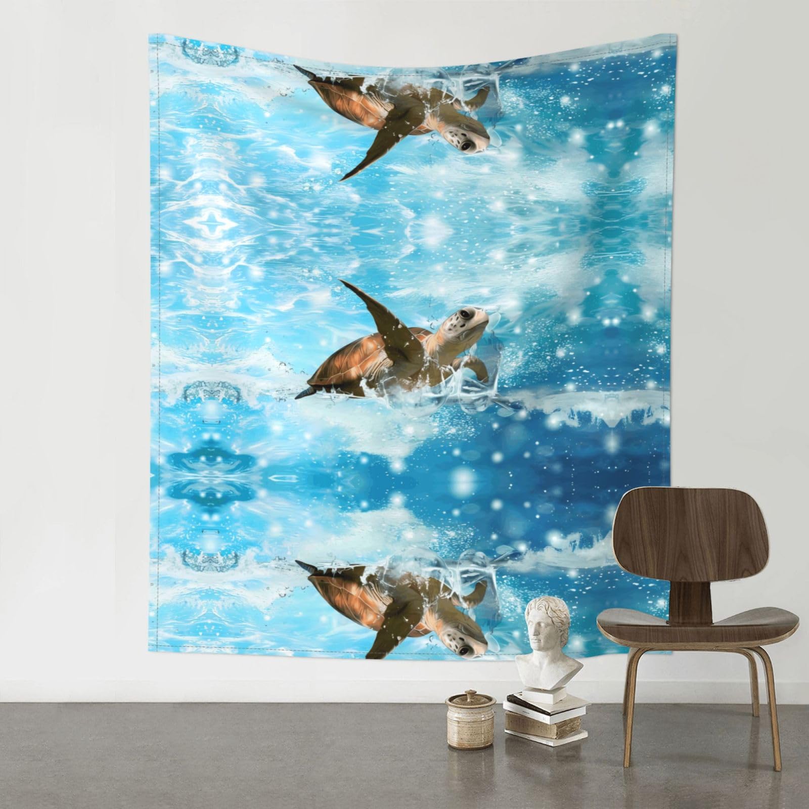 YYHHAOFA Sea Turtle Prints 60x51in Wall Tapestry Boho Chic Dorm Decor & Beach Throw Blanket