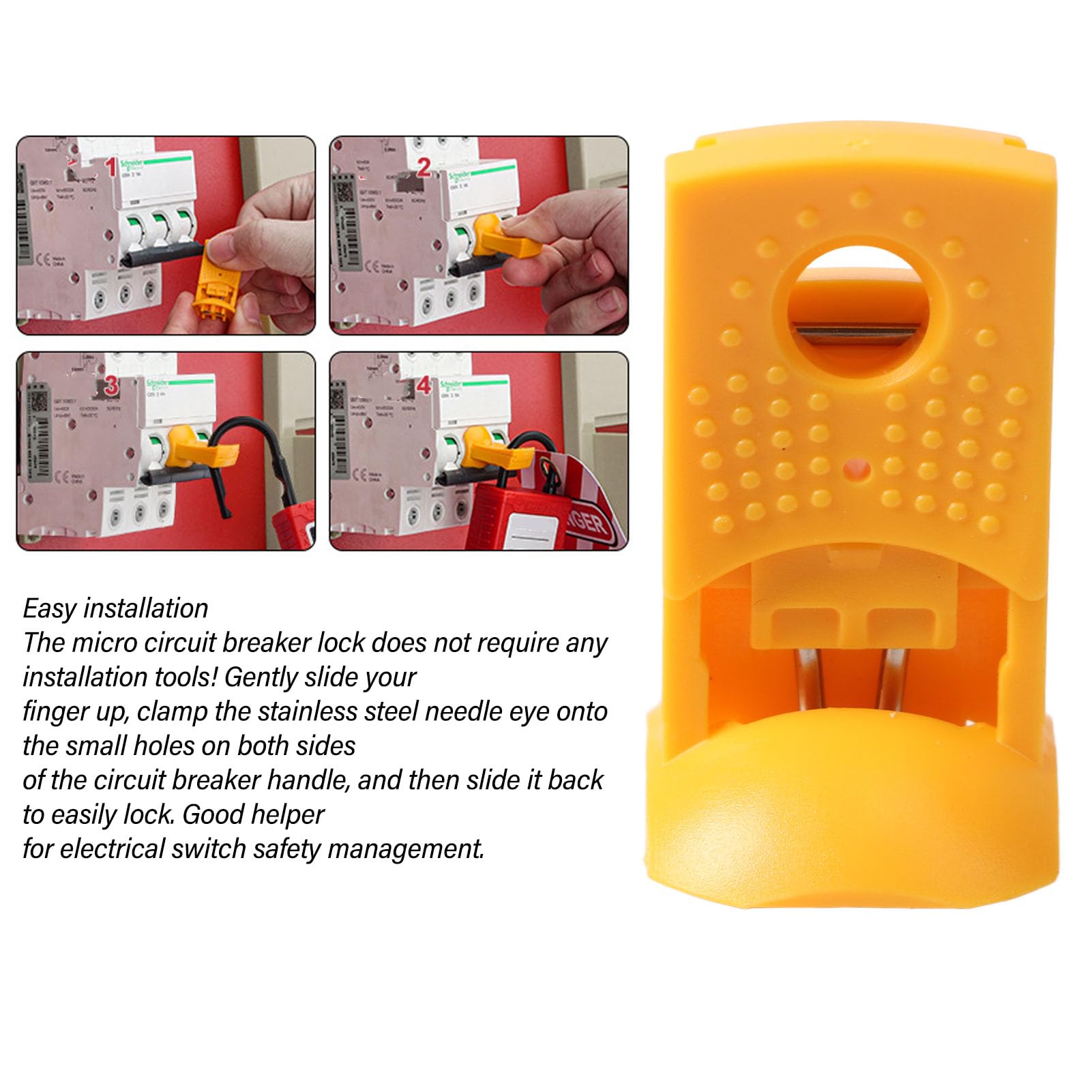 Universal Circuit Breaker Lockout ES-UBL-B TS - TechMotion Systems