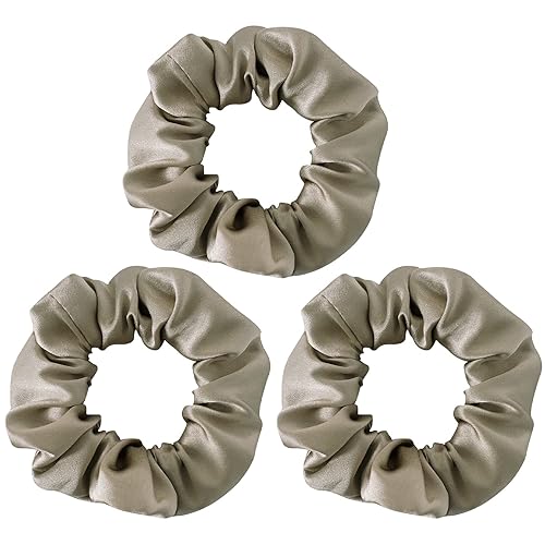 Lazos para el cabello de seda de morera, prevención del encrespamiento y sin daños, accesorios para dormir y noche para mujeres (albaricoque),