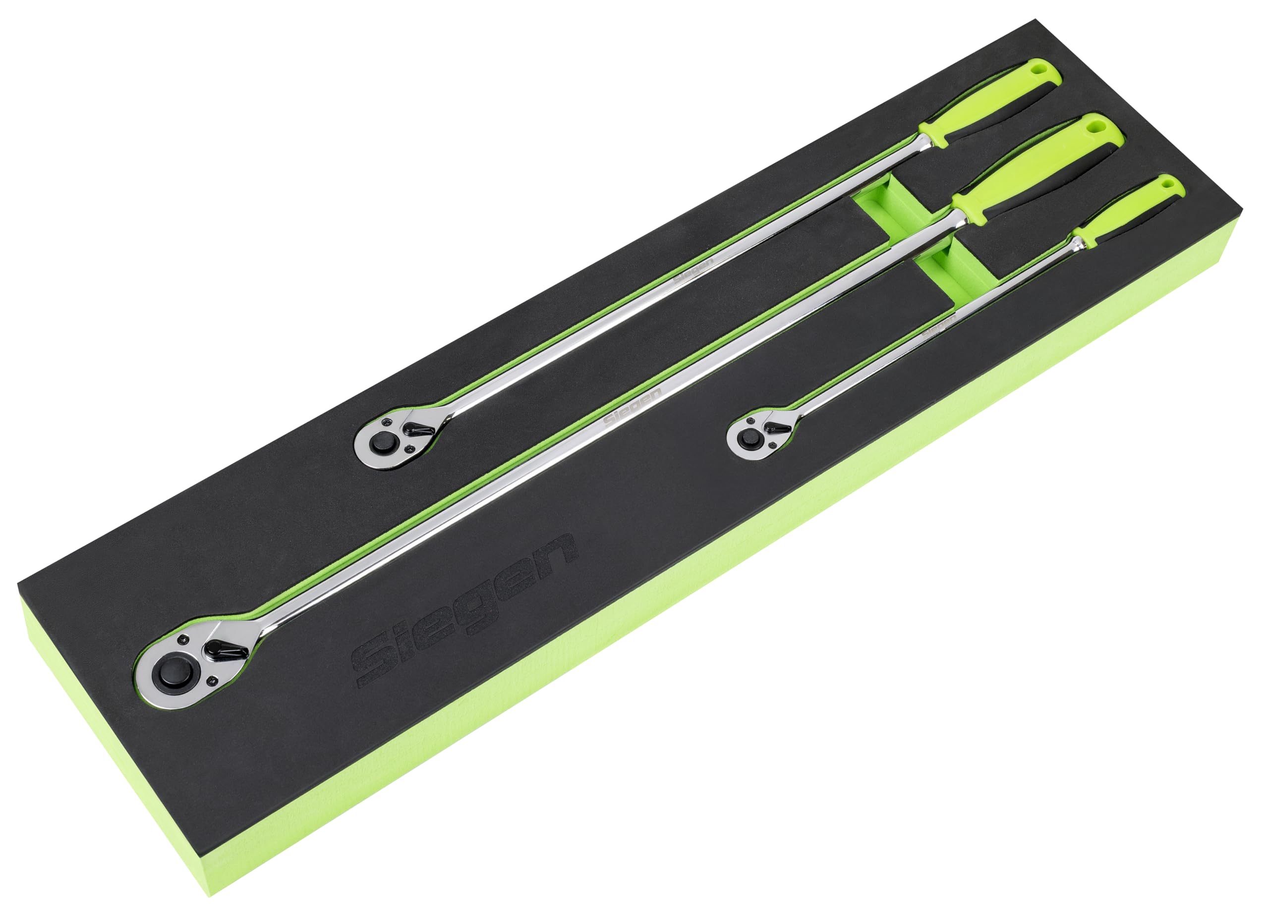 Sealey Siegen By Ratchet Wrench Set Extra-Long Drive 3Pc - S01332