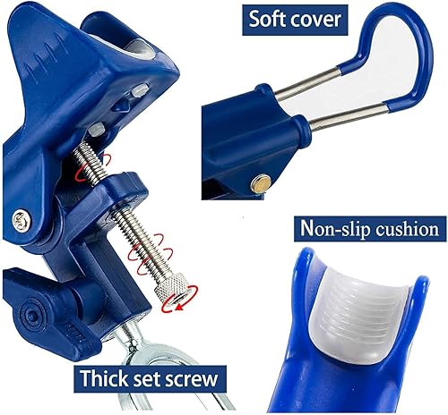 Miniatura 2 de E-jades Soportes para caña de pescar para pesca de banco, soportes para caña de pescar para suelo ajustable 360 grados, soporte para caña de pescar