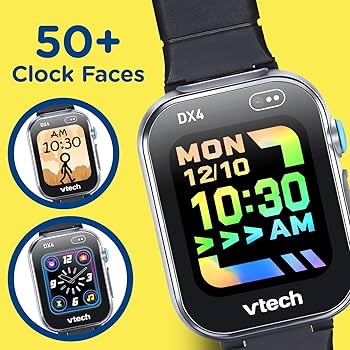 新品24-25NOVEMBERF DX4 142cm Amazon.com: VTech KidiZoom Smartwatch DX4, Black : Toys & Games
