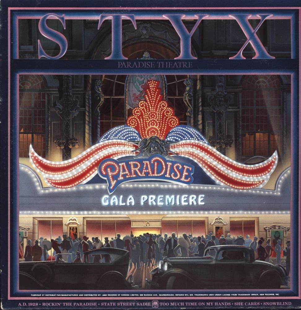 Styx／paradise theater プラチナSHM Amazon.com: Styx - Paradise Theatre - A&M Records - SP-3719 NM/NM LP