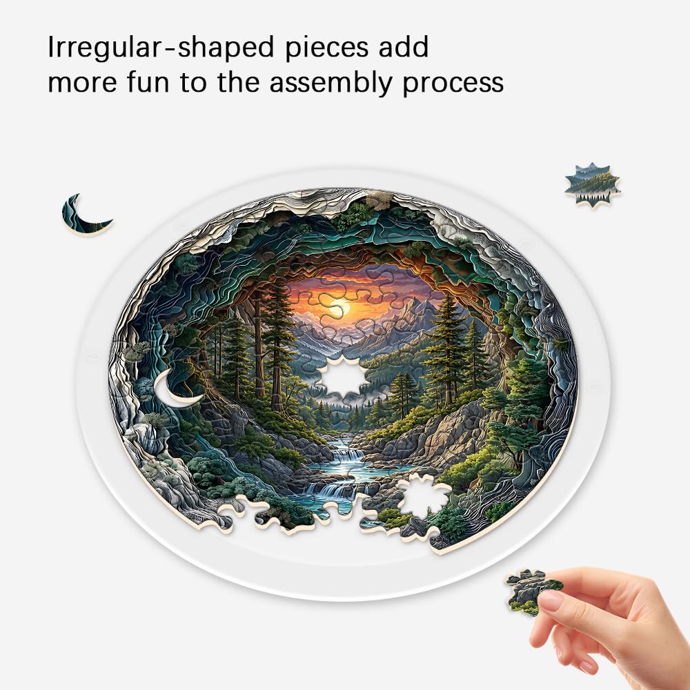 Acrylic Jigsaw Puzzle Suncatcher - Stained Glass Decor -2