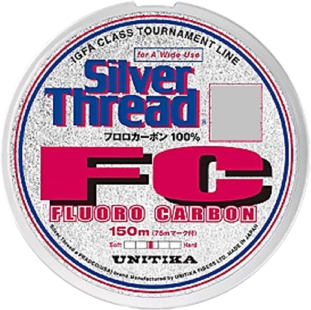 yunitika (unitika) Line siruba-sureddo FC 150 m 5lb/1.2 # # # # Natural Clear