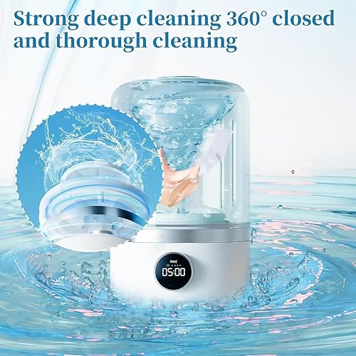 Miniatura 3 de Mini taza inteligente de ropa interior inalámbrica, lavadora de ropa interior recargable, mini lavadora portátil para ropa interior para brasier,