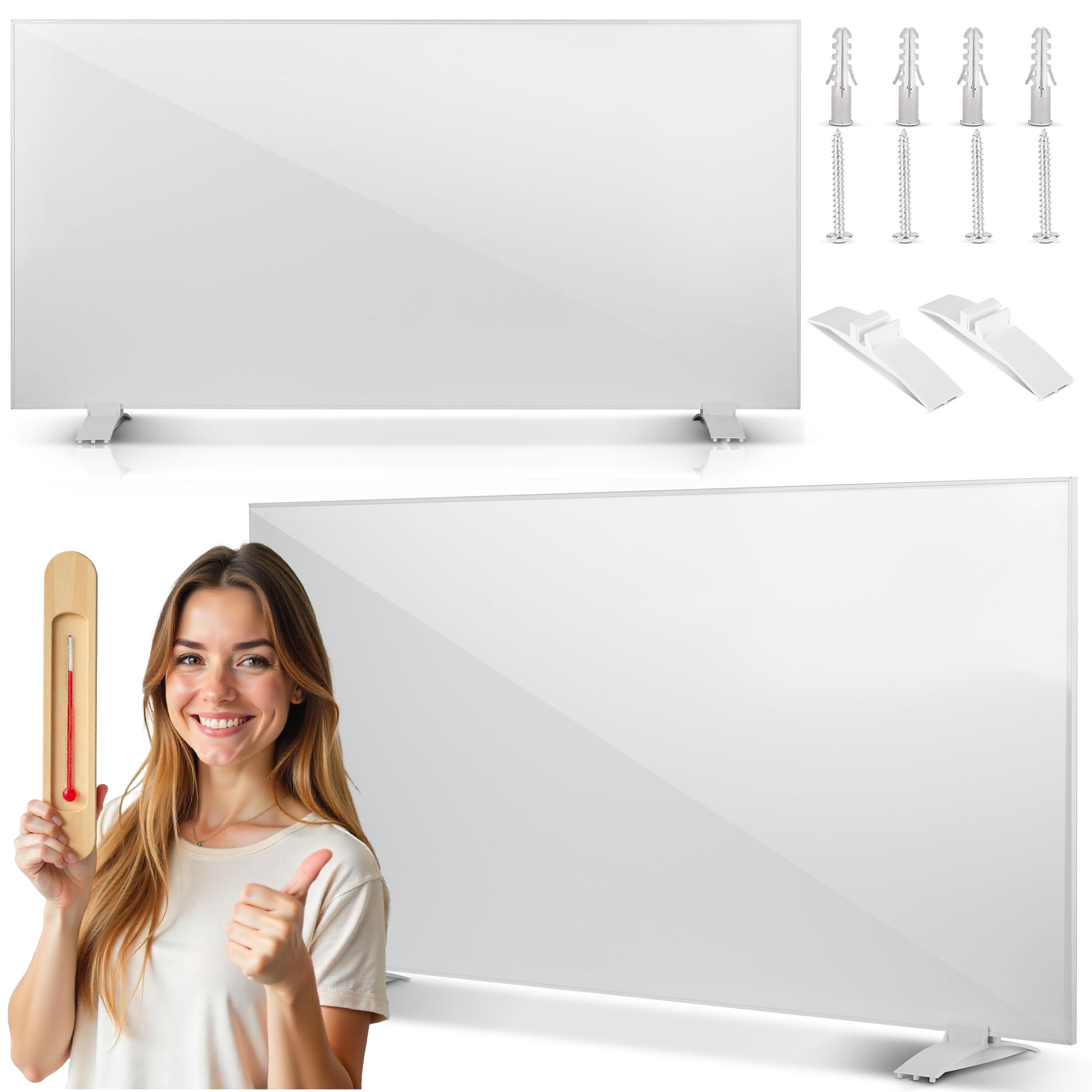 Berdsen Grzejnik na Podczerwień - Panel Grzewczy - 720 W - Szybkie Nagrzewanie - Wodoodporny - Energooszczędny - Łatwy Montaż