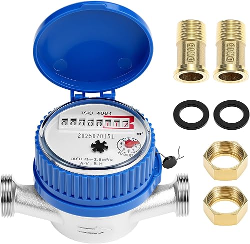 ® Compteur d'eau pour jardin QWORK