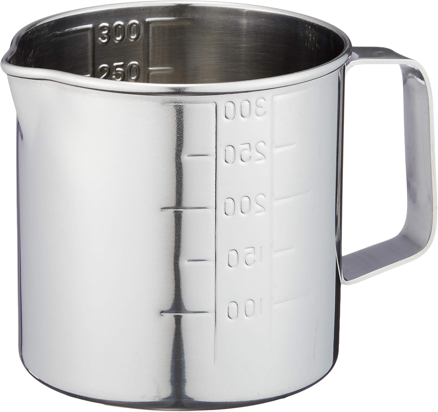 Endo Shoji TKG BMZ01003 Water Trout, Measuring Cup, 1.9 gal (3 L), Stainless Steel, Rust Resistant, Hygienic, Comes with Spout and Scale, Easy to Use, Diameter 6.3 x 6.9 inches (160 x 175 mm),
