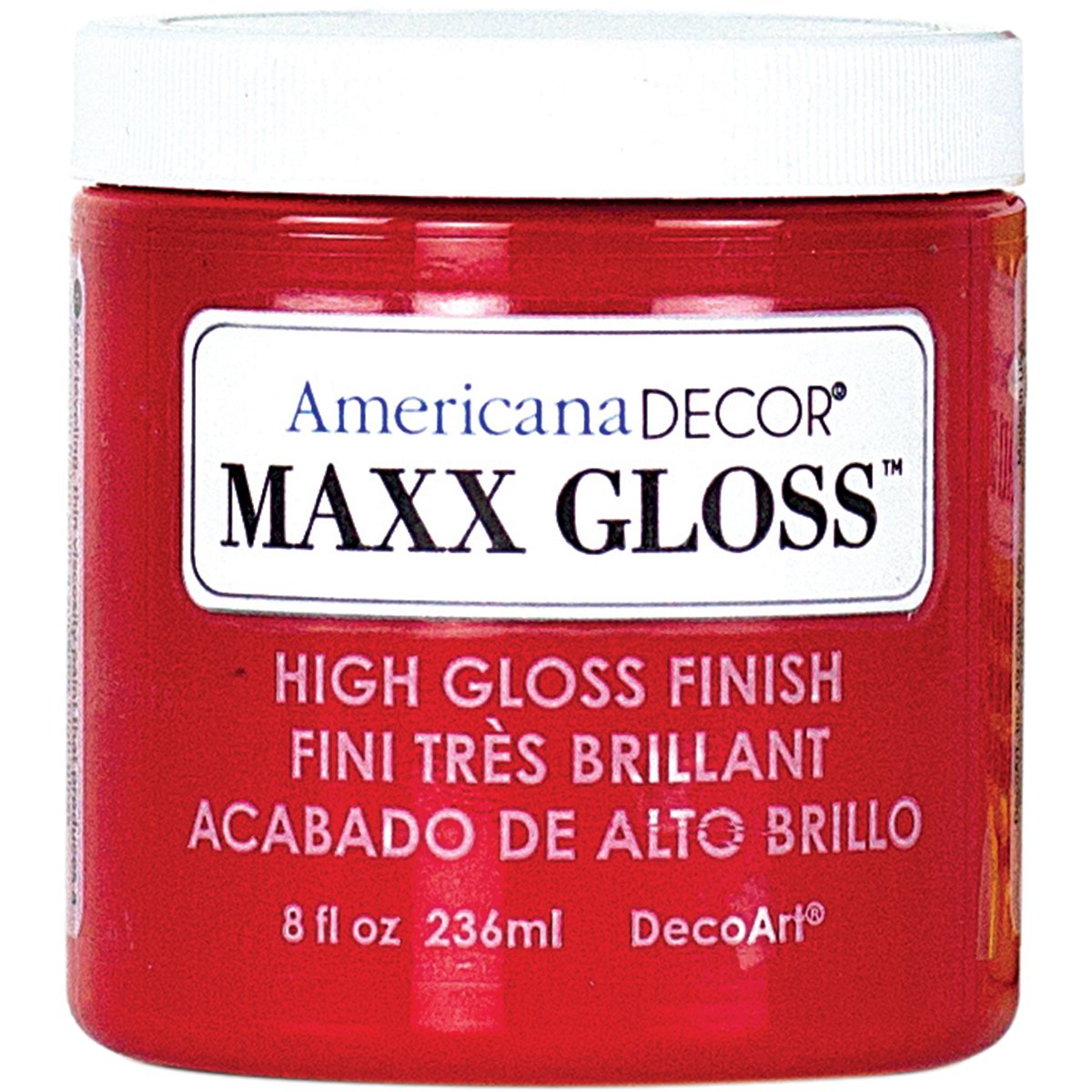 DecoArt Maxx Gloss Acrylic Paint 8 oz-Candy Apple