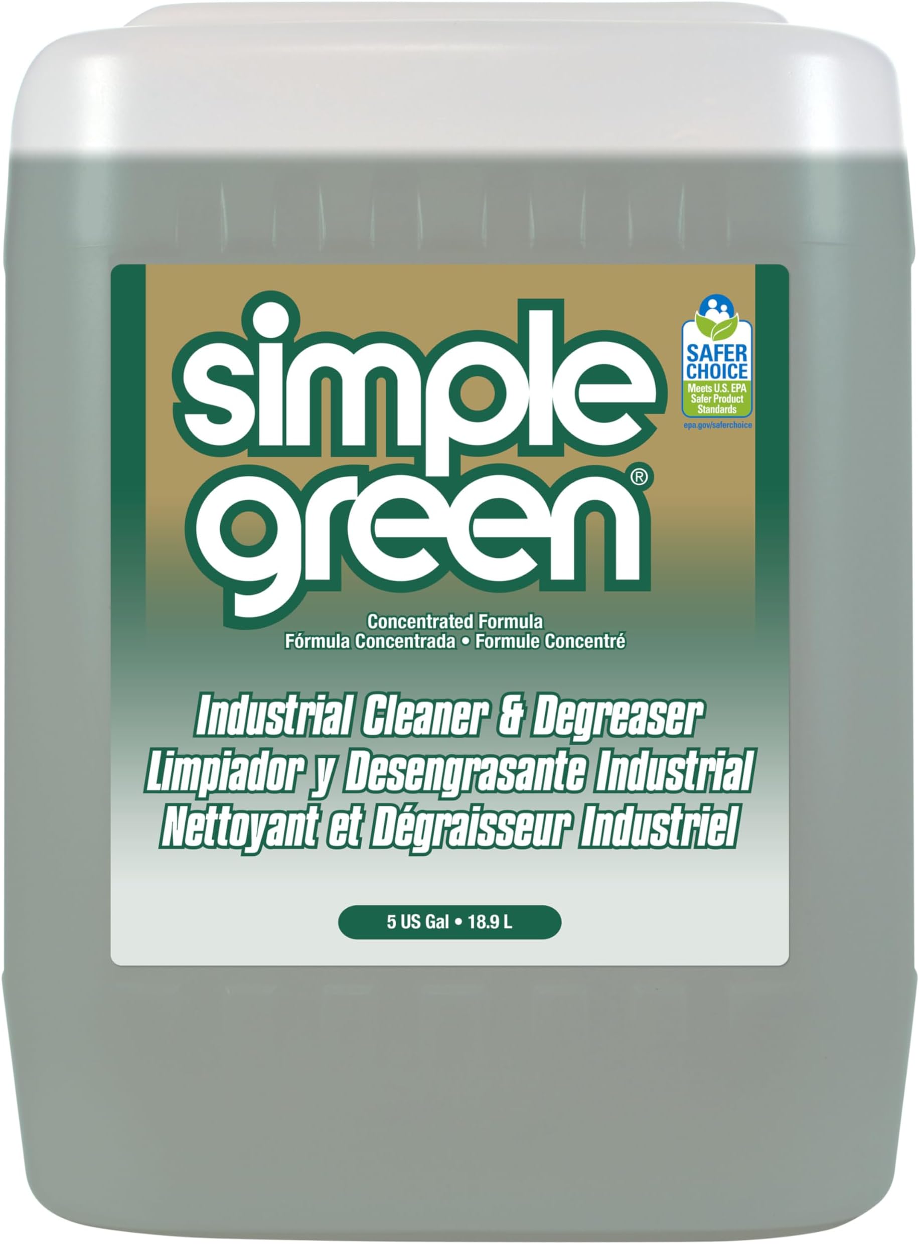 SMP13006, Industrial Cleaner/Degreaser, 1 / Each, White, 5 Gallons (Pack of 1)