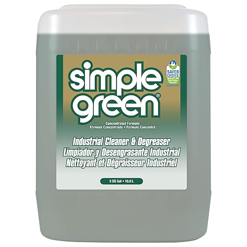 Simple Green, SMP13006, Industrial Cleaner/Degreaser, 1 / Each, White, 5