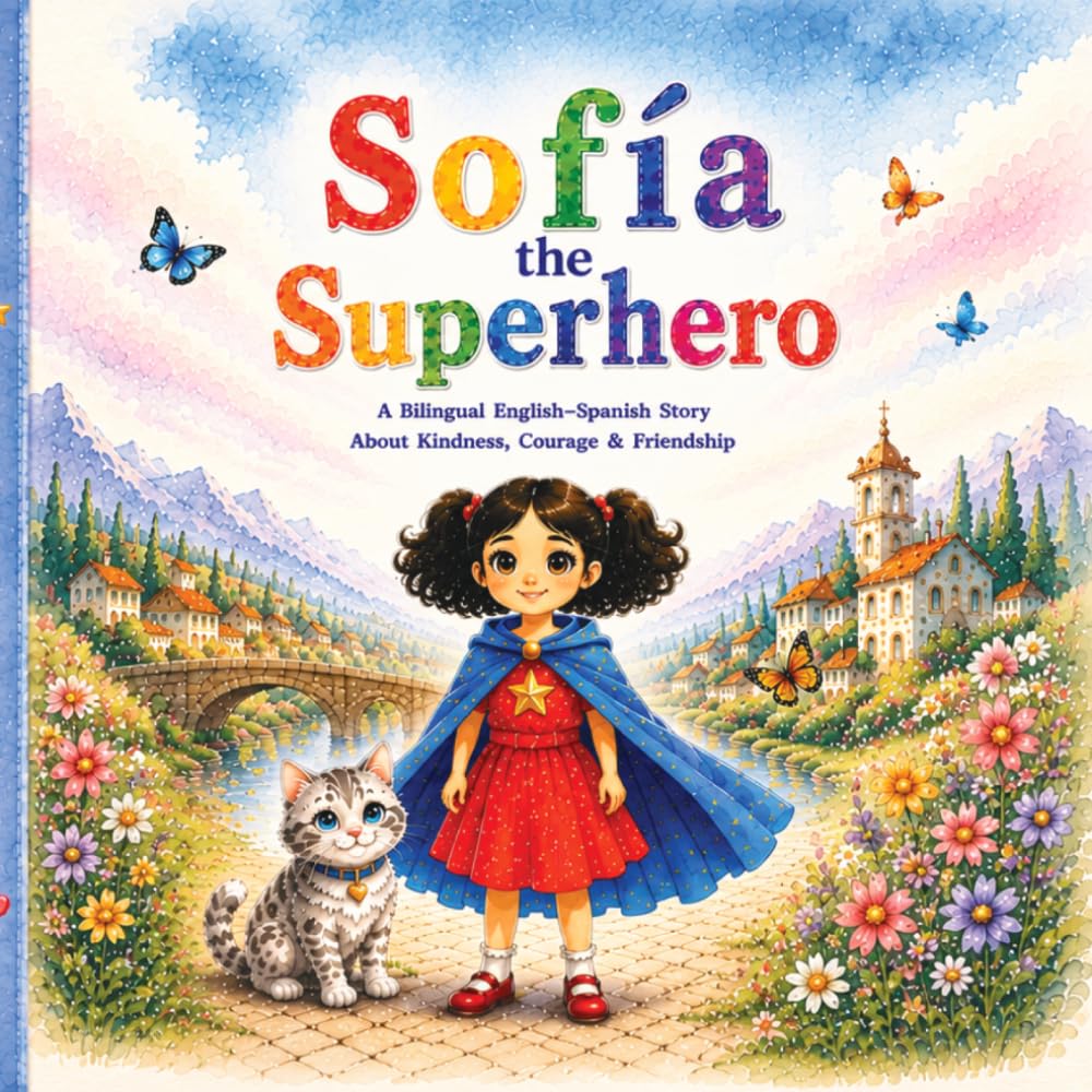 Sofía the Superhero: A Bilingual English–Spanish Story About Kindness, Courage & Friendship