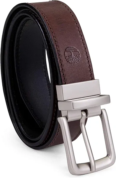 Timberland Men's 35mm Classic Leather Reversible Belt