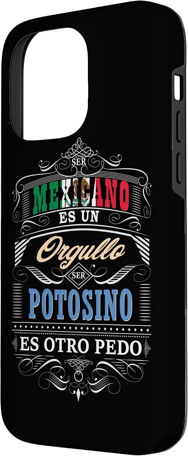 Camisa de Hombre de San Luis Potosi Mexico y Potosinos Case for iPhone 14 Pro Max