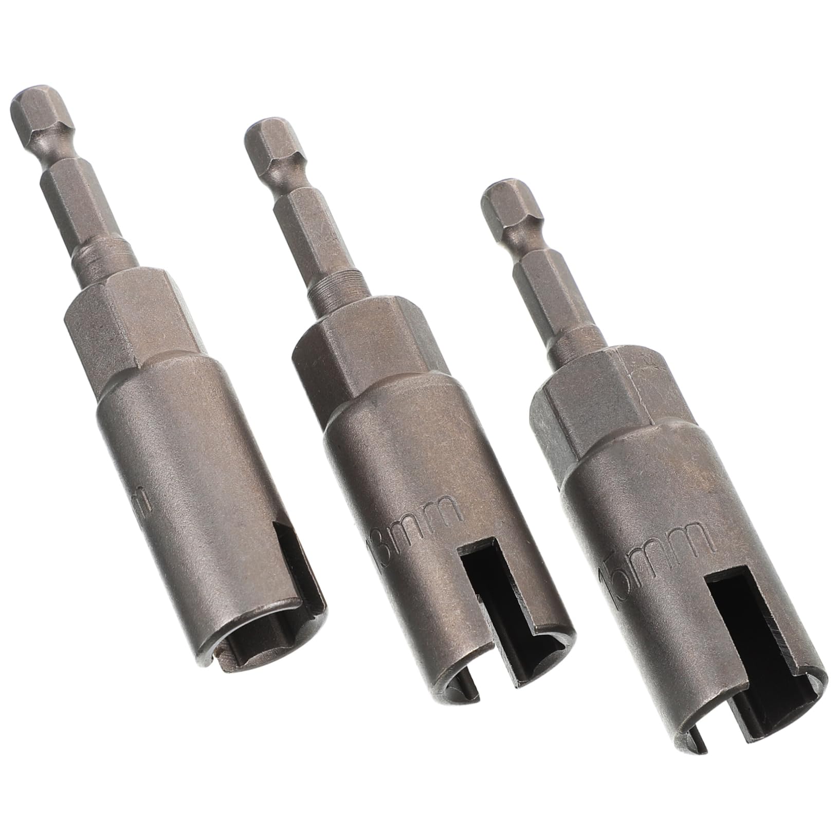 NUOBESTY 5 Set Chiavi Bussole Per Adattatore Per Trapano Elettrico Accessori Per Lavori Su Auto E Al Resistente E Antiruggine 3 Pezzi*5