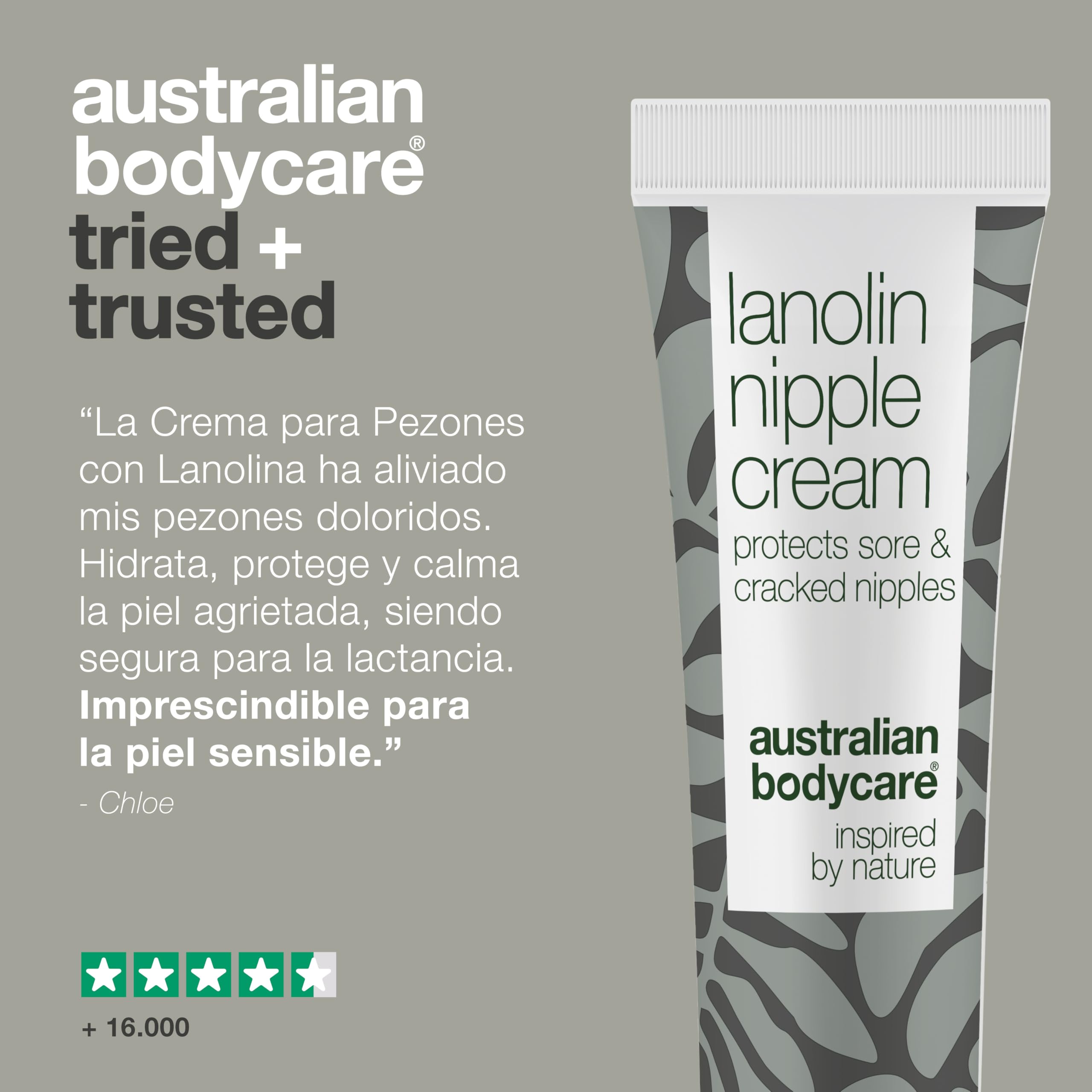 Crema para pezones con lanolina – Cuidado natural para pezones secos, agrietados y doloridos – Hidratación profunda