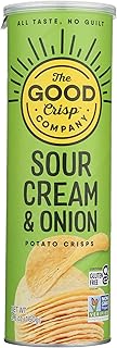 Sour Cream & Onion Gluten-Free Potato Chips, 5.6 Ounce (Pack of 1), Non-GMO & Allergen-Friendly Snacks