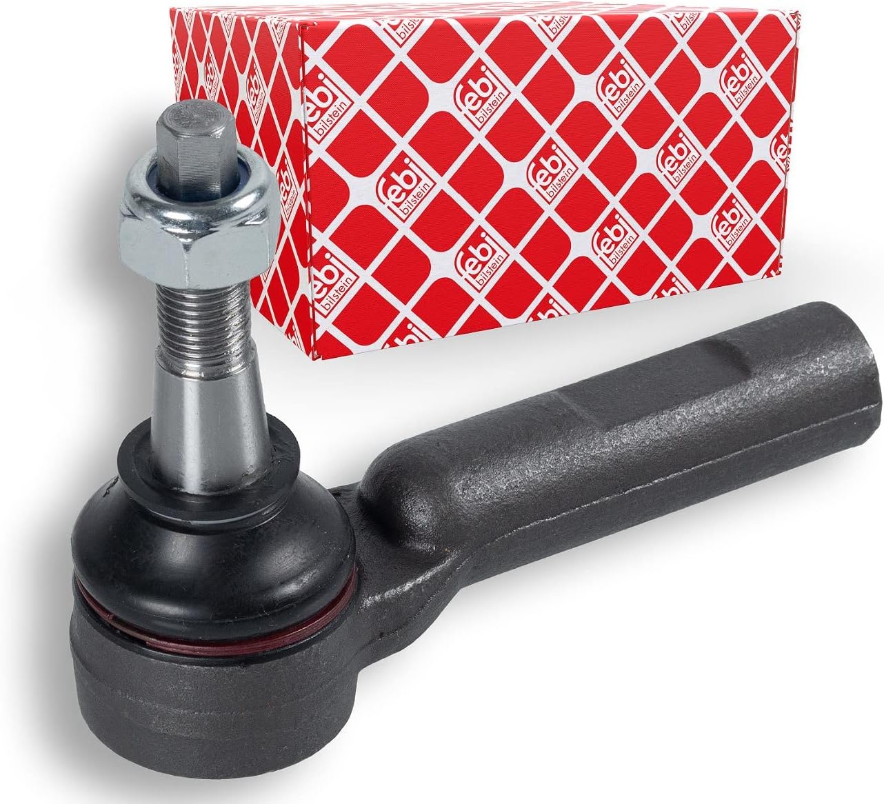 febi bilstein 41104 tie rod end with lock nut (front axle both sides) - Pack of 1