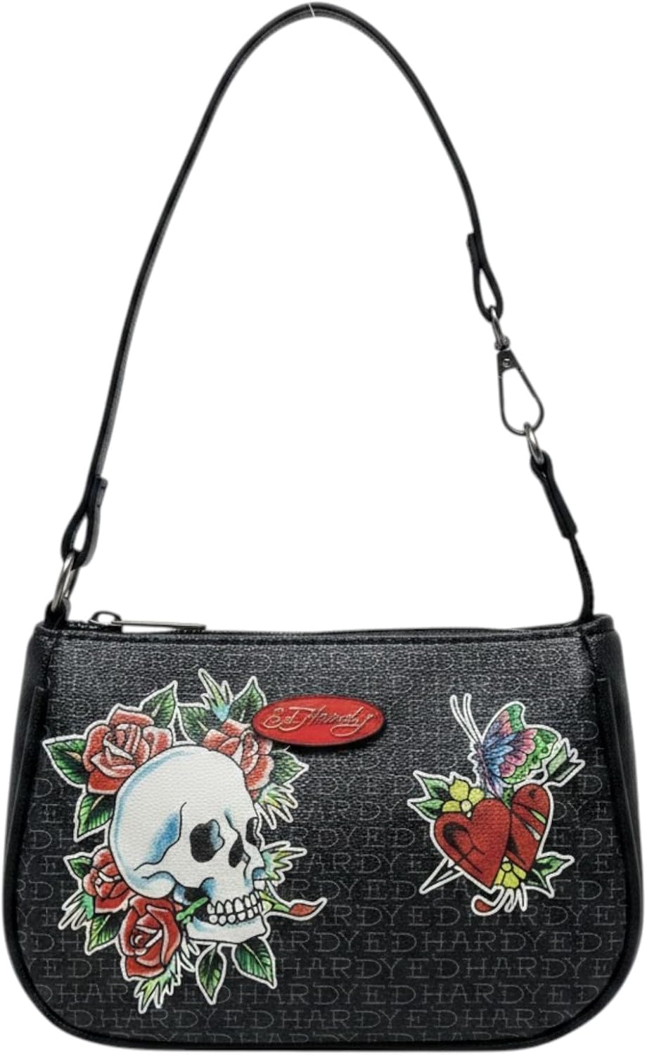 ED HARDY Women's Wristlet with Versatile Strap | Convertible Strap