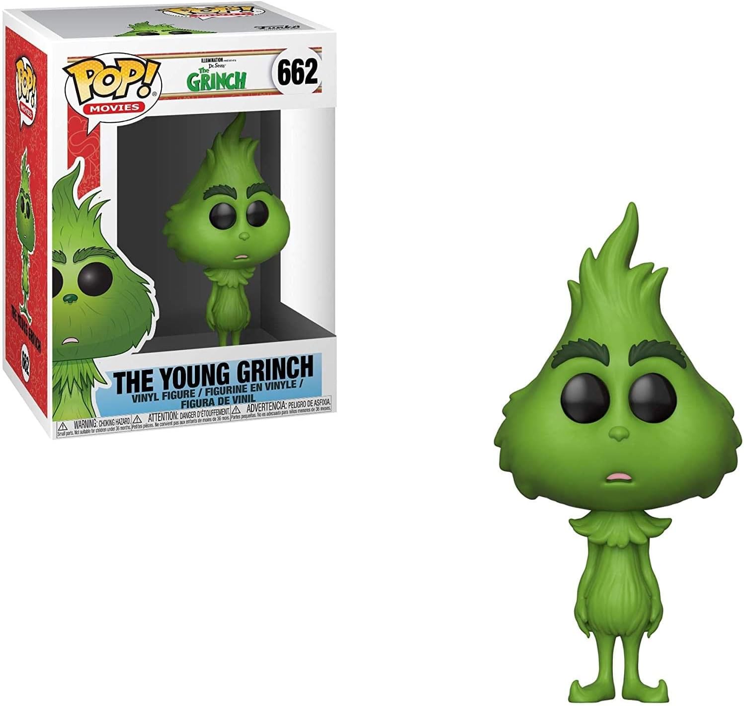 Funko Pop Animation: The Grinch Movie - The Young Grinch Collectible Figure, Multicolor