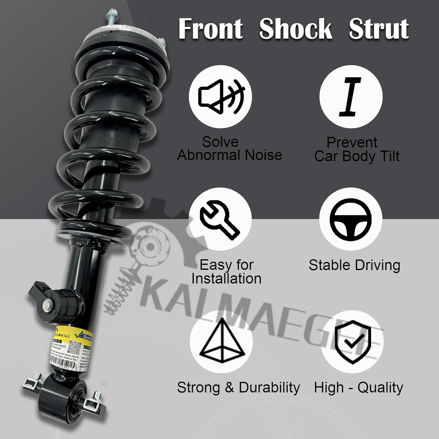 2PCS Front Shock Struts Assembly with Adaptive Damping for GMC Sierra 1500 2019-2024, for Chevrolet Silverado 1500 2019-2024