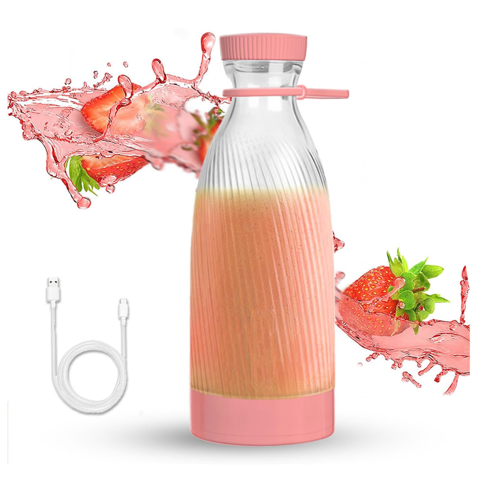 Amazon | フレッシュジュース ミキサー ， 容量500ml、ステンレス刃6枚