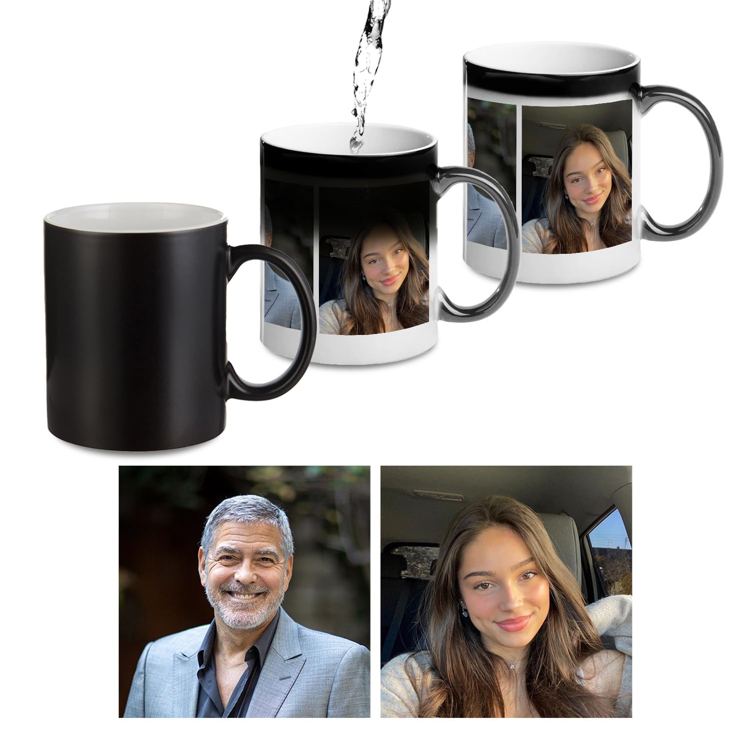 Personalised Heat Change Mug | Color Changing Mug with Custom Photo Design Magic Cup | Reveal Hidden Image with Hot Liquid | Perfect for Birthday, Christmas & Graduation Gifts | Picture 2