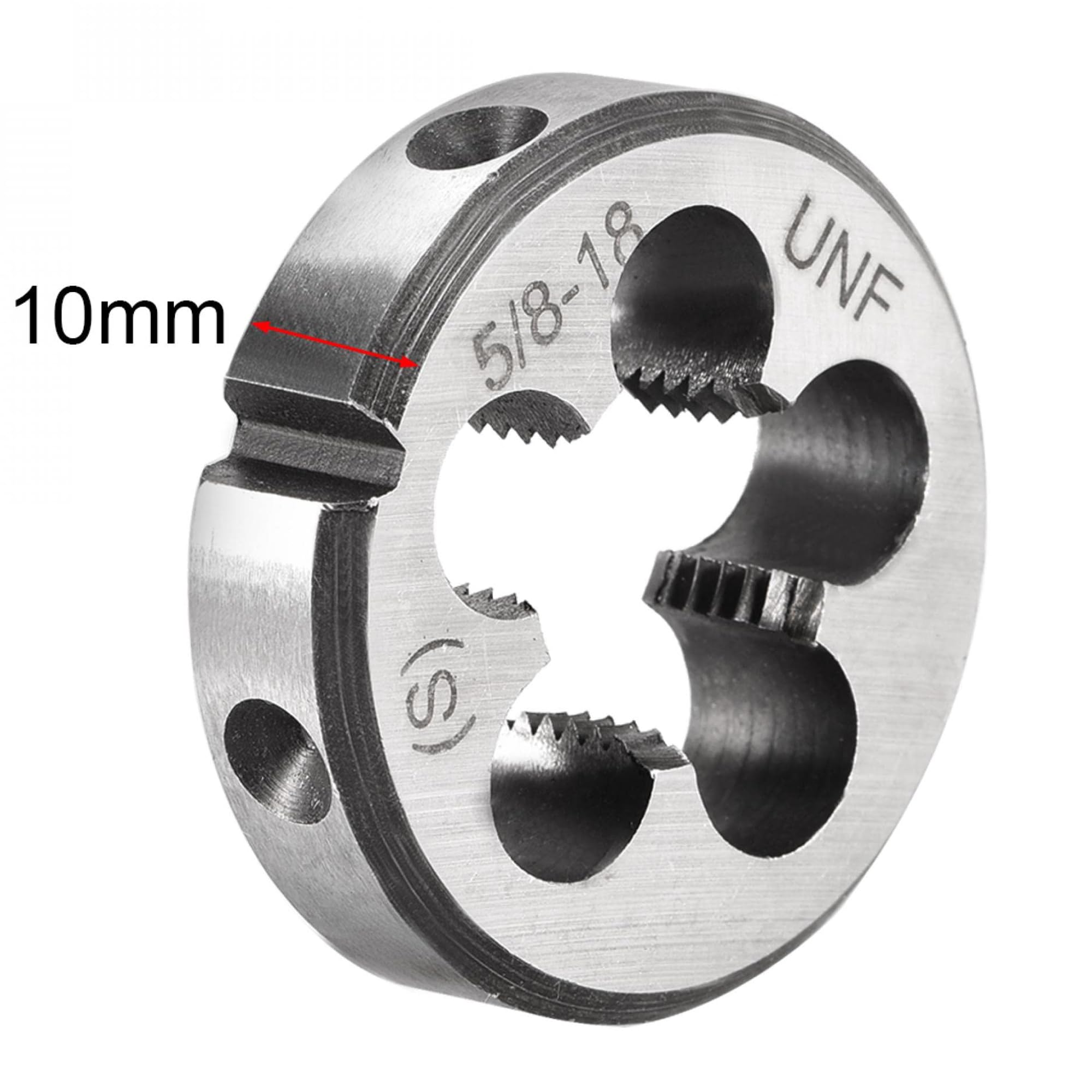 TA-VIGOR 1pc 5/8-18 UNF Metric Adjustable Threading Die - Image 3