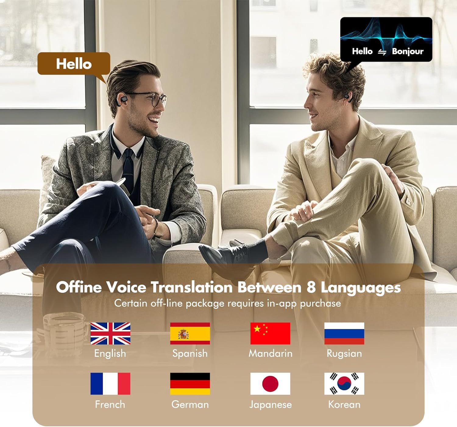 AI OWS Translator Earbuds: Tested for Travel, Business...144 Languages & Two-Way