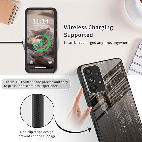 Miniatura 214 de Funda para Samsung Galaxy A13 5G, cuerpo completo resistente de vidrio templado alto+TPU suave parachoques funda protectora para Galaxy A13 5G