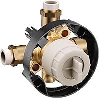 Vista 2 de Moen U140V M-CORE 4 Port Tub and Shower Pre-Fabricated Mixing Valve with CPVC Connections