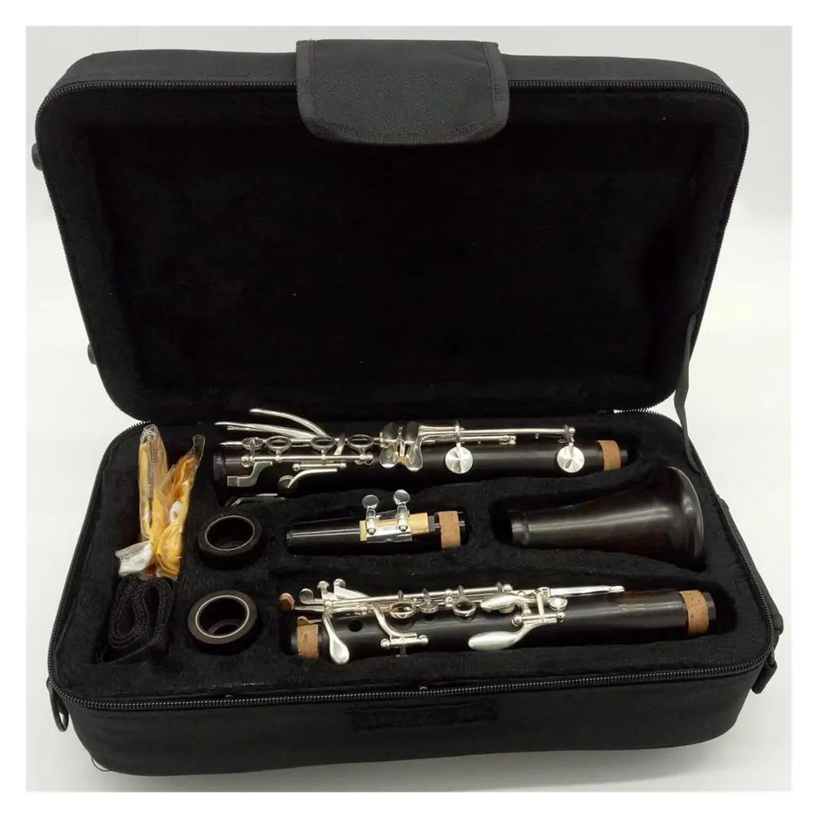 Corpo In Ebano 17 Tasti Tasti Placcati In Argento Clarinetto Tono Sib Con Custodia E Accessori Clarinetto Set