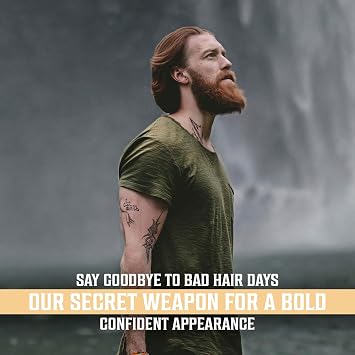 Viking Revolution Coconut Sea Salt Spray for Hair Men - Hair Texturizing Spray with Kelp, Aloe Vera & Red Algae Extract - Surf to Add Volume and Texture - Sea Salt for Men Beach
