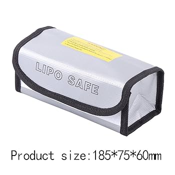 Amazon.co.jp: LiPo収納ケース RCバッテリー用安全防爆バッグ