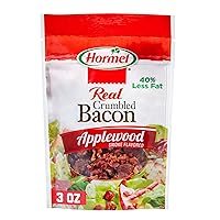 Vista 1 de HORMEL Bacon Toppings - Tocino desmenuzado de madera de manzana, 3 onzas (paquete de 8)