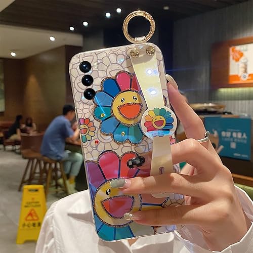 Miniatura 6 de Funda protectora para Motorola Moto G Stylus 5G (no 4G) 2022 de 6.8 pulgadas con correa para la muñeca con purpurina IMD lindo diseño de dibujos