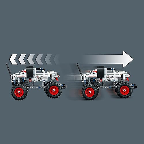 Miniatura 4 de LEGO Technic Monster Jam Monster Mutt Dálmata, juguete de carreras 2 en 1, idea de regalo de cumpleaños, juguete de construcción de bricolaje,