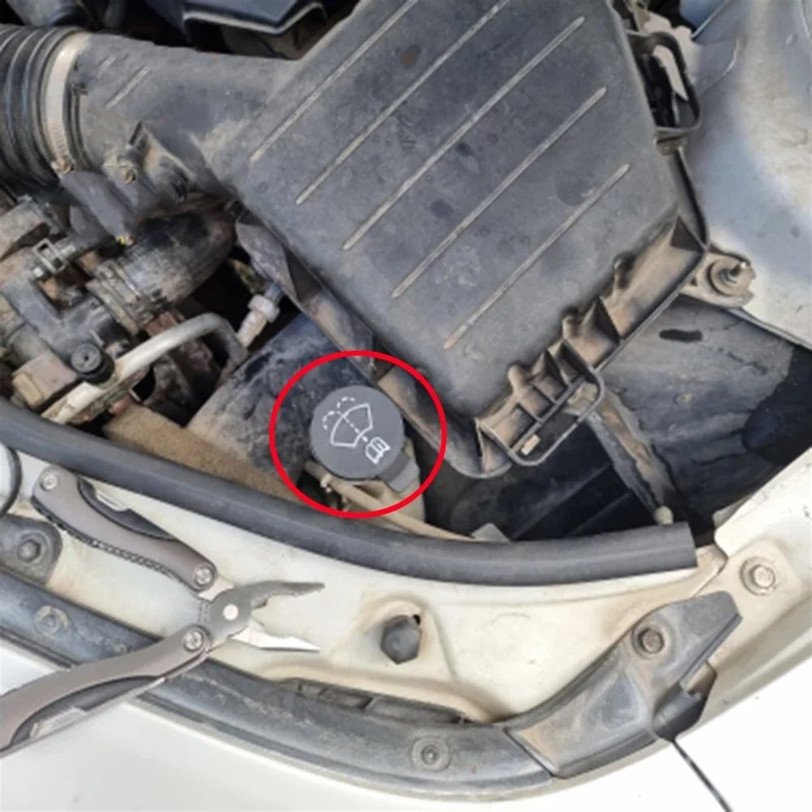 Pokrywa zbiornika płynu do spryskiwaczy do szyb Opel, Vauxhall i Mokka (numer części 1450270, 13227300)