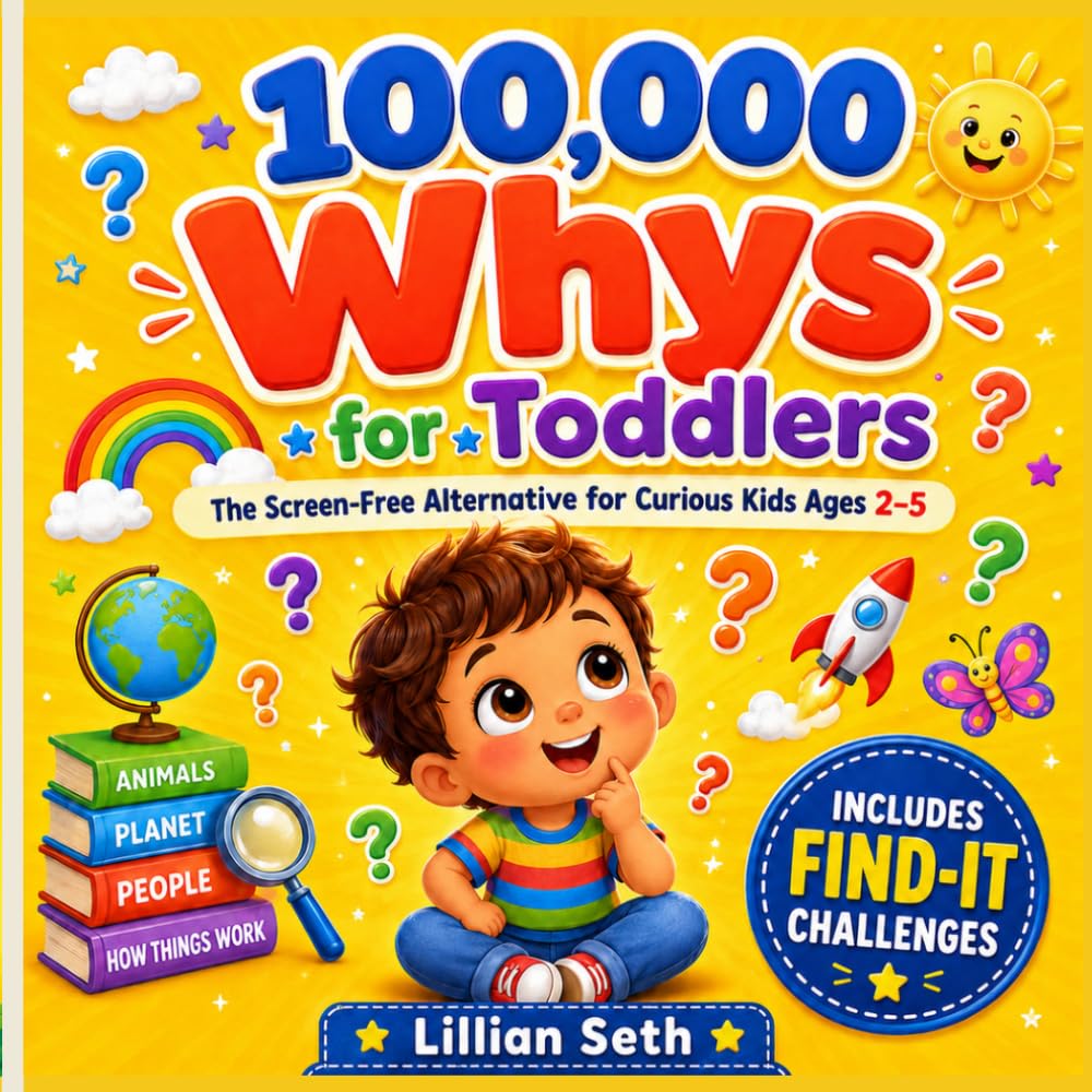 100000 Whys for Toddlers: The Screen-Free Alternative to Endless Scrolling for Curious Kids to Learn, Think and Boost Their Knowledge Ages 2–5 (FULL-COLOR ILLUSTRATION)