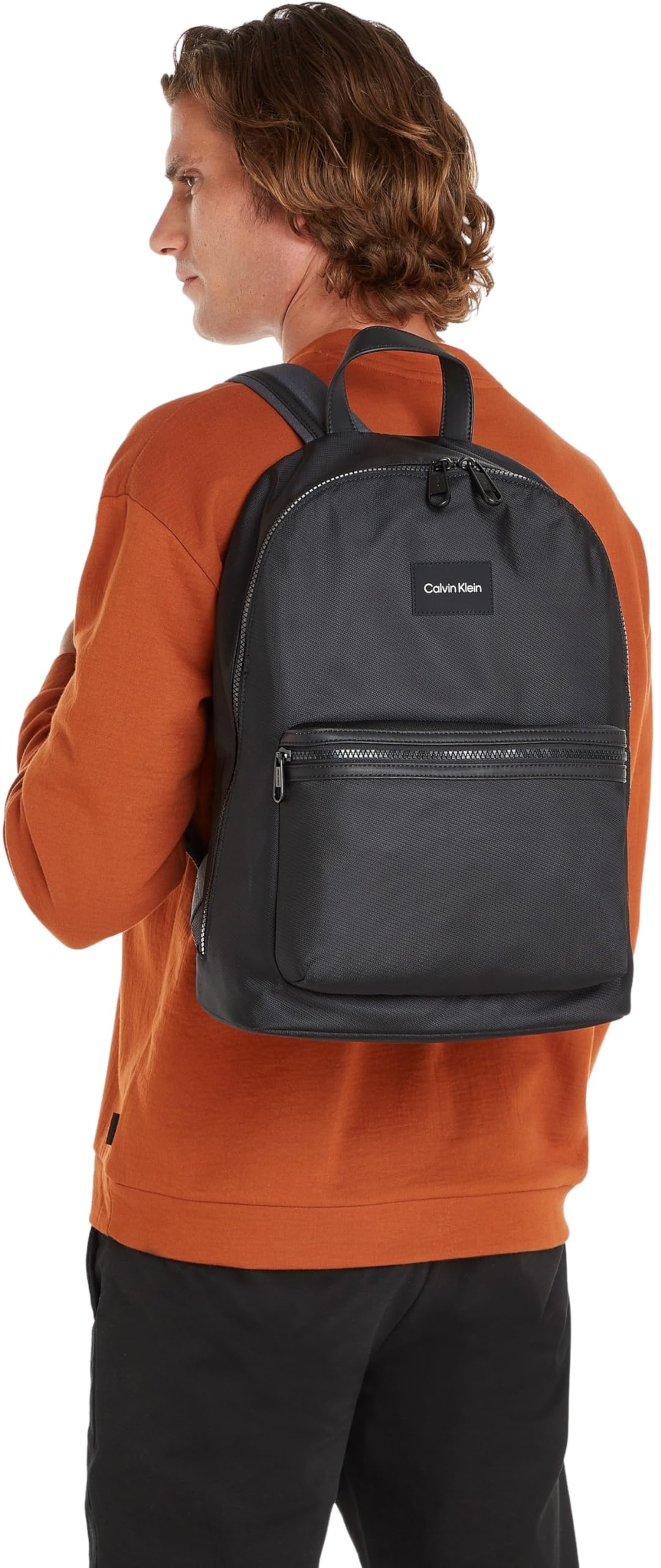 Calvin Klein Mochila Hombre Essential Campus Equipaje de mano, Negro (Ck Black), Talla única