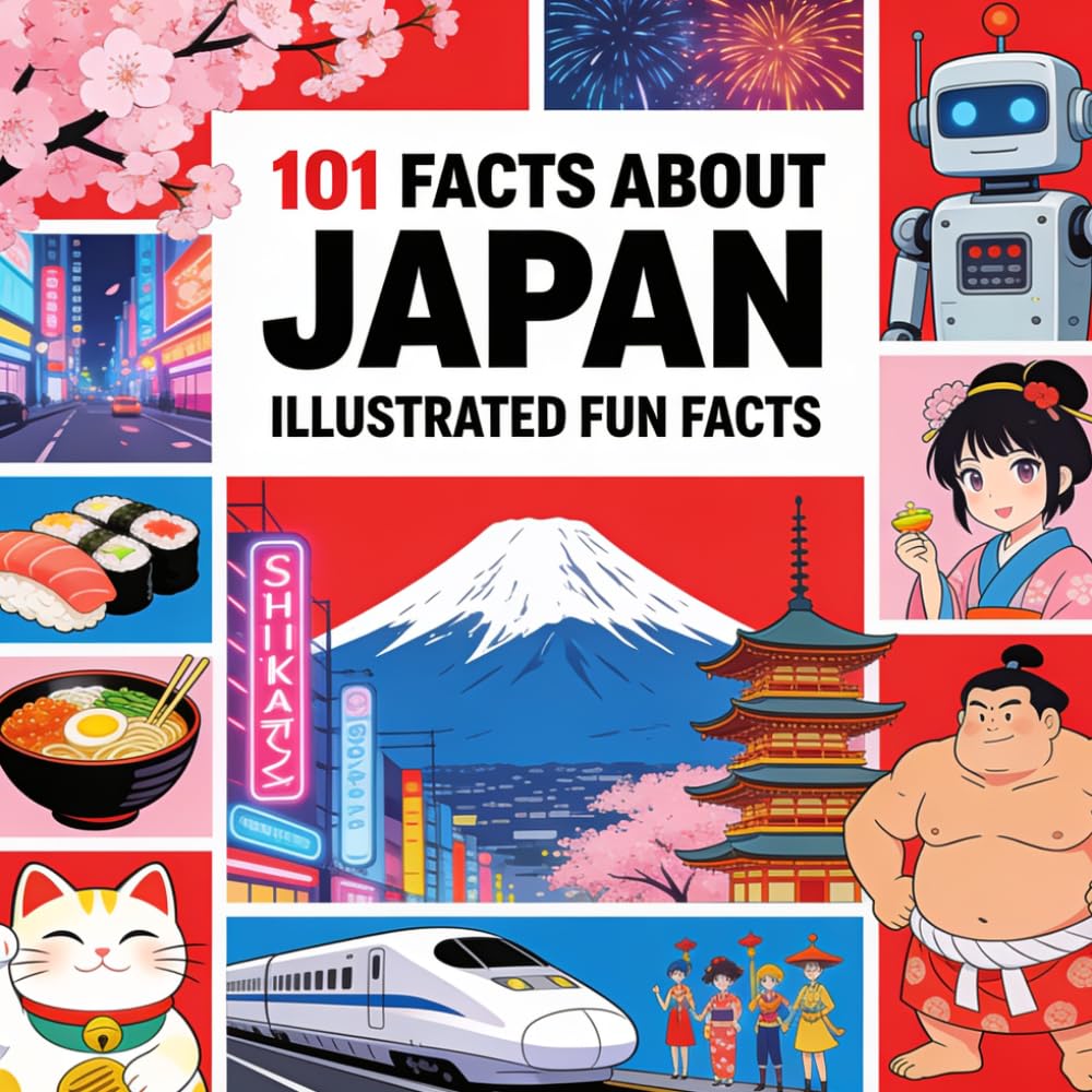 101 facts about Japan: A Fun and Fascinating Guide to Japanese Culture, History, Food and Traditions