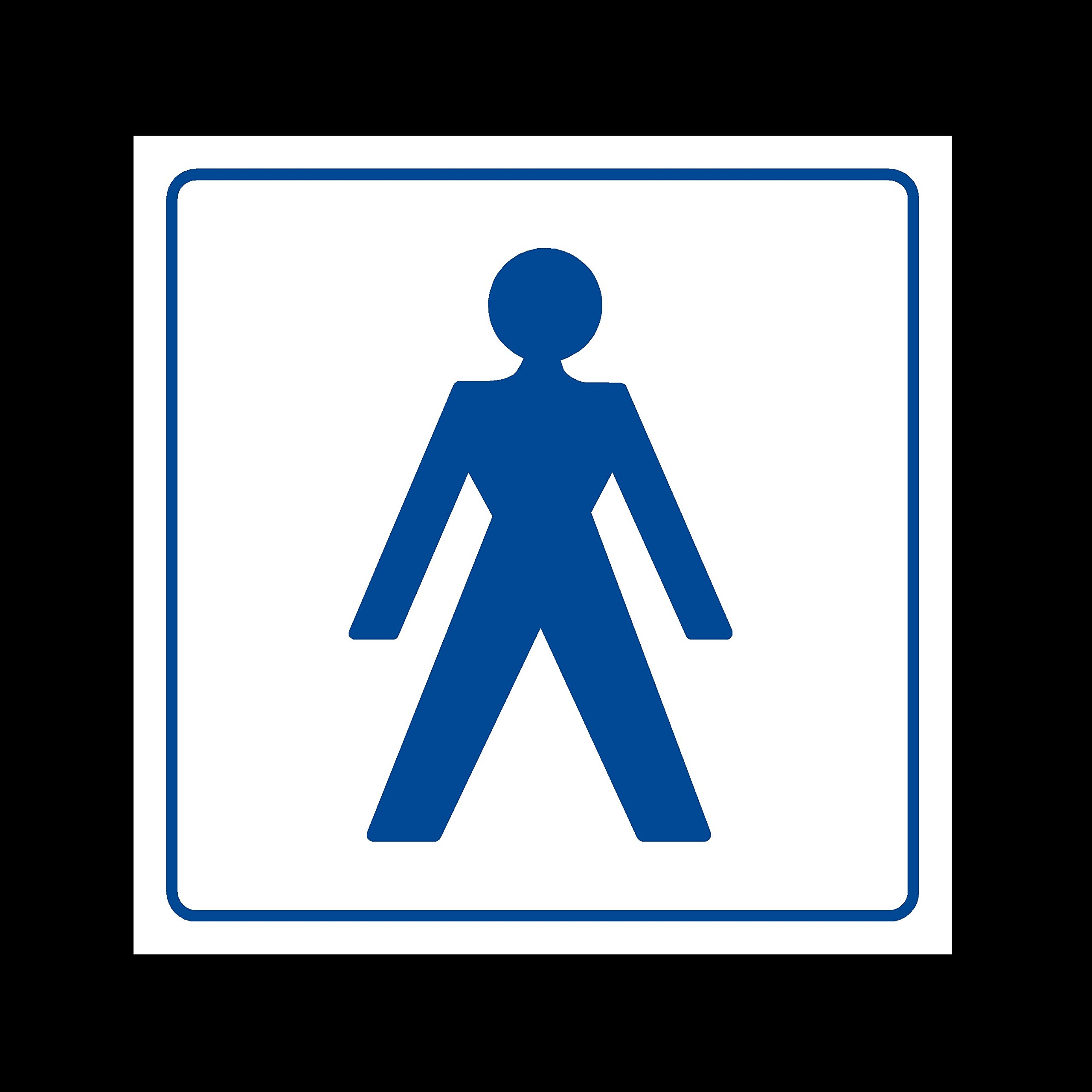 Men/Male Toilets Sticker/Self Adhesive Sign - Women/Ladies/Disabled/Child Changing